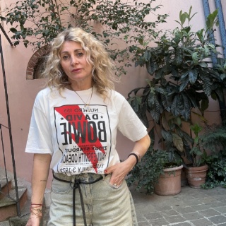 NUMERO155&nbsp;TSHIRT DAVID BOWIE&nbsp;BIANCO